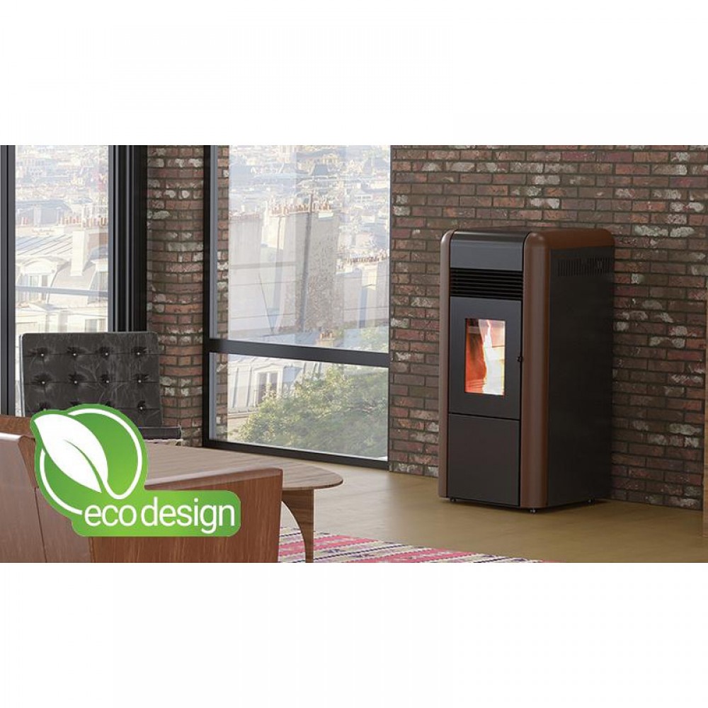 Pelletikamin veemantliga Alfa Plam Dino 27, Pruun, 27 kW | Pelletikaminad veemantlitega | Pelletikaminad |
