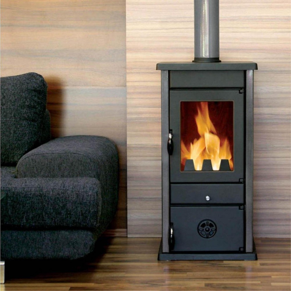 Kaminpliit veemantliga MBS Thermo Vesta Must, 9kW | Kaminpliidid veemantliga | Kaminpliidid |