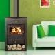 Kaminpliit PRITY K1 CP malmist ülaosaga, 9,5 kW | Õhuga kaminpliidid | Kaminpliidid |