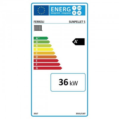 Pelletikatel (komplektid) Ferroli SUN PELLET 5, 36 KW - Pelletikatlad