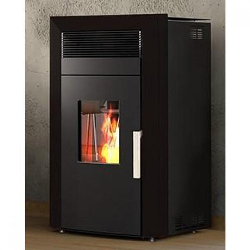 Pelletikamin veemantliga Alfa Plam Commo 12, Must, 12 kW | Pelletikaminad veemantlitega | Pelletikaminad |