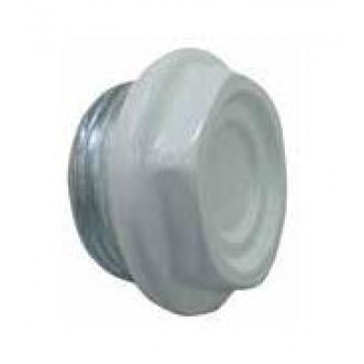 Aluminium radiator plug with siliconе gasket 1", Left/Right - Keskküte