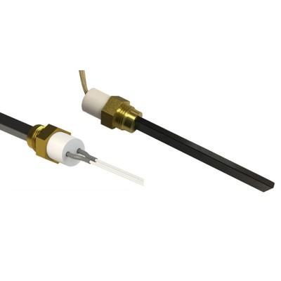 Madalpinge Pelleti süütepulk Eco Spar, BURNiT, Adler, AMG, Ecoteck ja teised, kogupikkus 126mm, 120W kuni 24V - Pelleti süütepulk