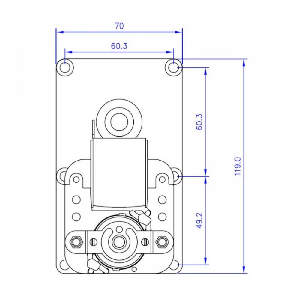 Reduktormootor Mellor FB1137, 4,75 RPM pelletikahjule Arce, Ecoteck, Emaflam, La Nordica, Ravelli jt | Reduktormootorid | Pelletikamina osad |