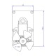 Reduktormootor Mellor FB1146, 5,3 RPM pelletikahjule Ecoteck, Lincar, Moretti Design, Ravelli, Thermorossi, Ungaro jt | Reduktormootorid | Pelletikamina osad |