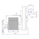 Reduktormootor Mellor FB1146, 5,3 RPM pelletikahjule Ecoteck, Lincar, Moretti Design, Ravelli, Thermorossi, Ungaro jt | Reduktormootorid | Pelletikamina osad |