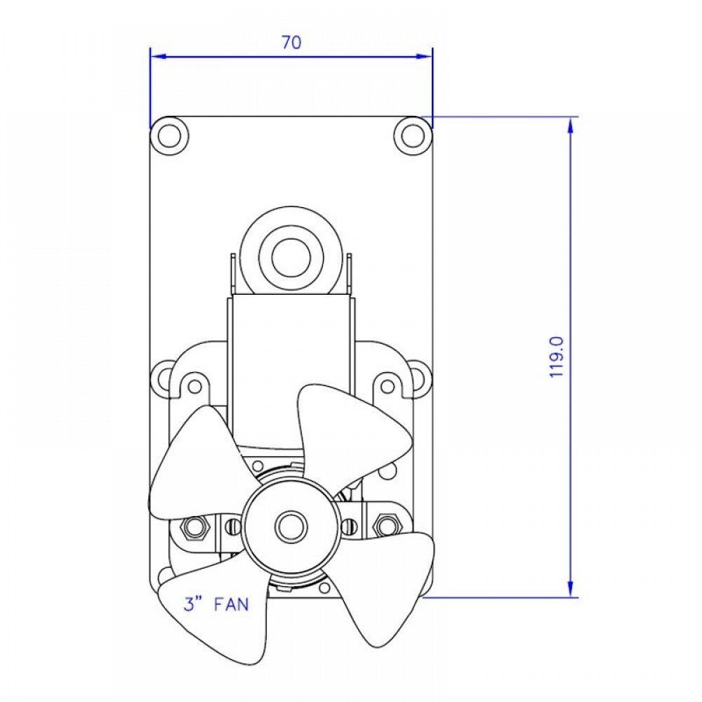 Reduktormootor Mellor FB1304, 8RPM | Reduktormootorid | Pelletikamina osad |