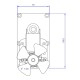 Reduktormootor Mellor FB1304, 8RPM | Reduktormootorid | Pelletikamina osad |