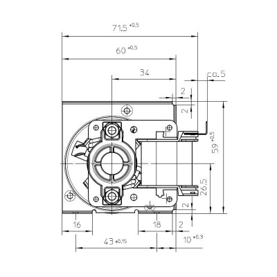Tangentsiaalne ventilaator EBM pelletikahjudele La Nordica ja teistele Ø45 mm, vooluhulk 106 m³/h - Pelletikaminate ventilaatorid ja puhurid