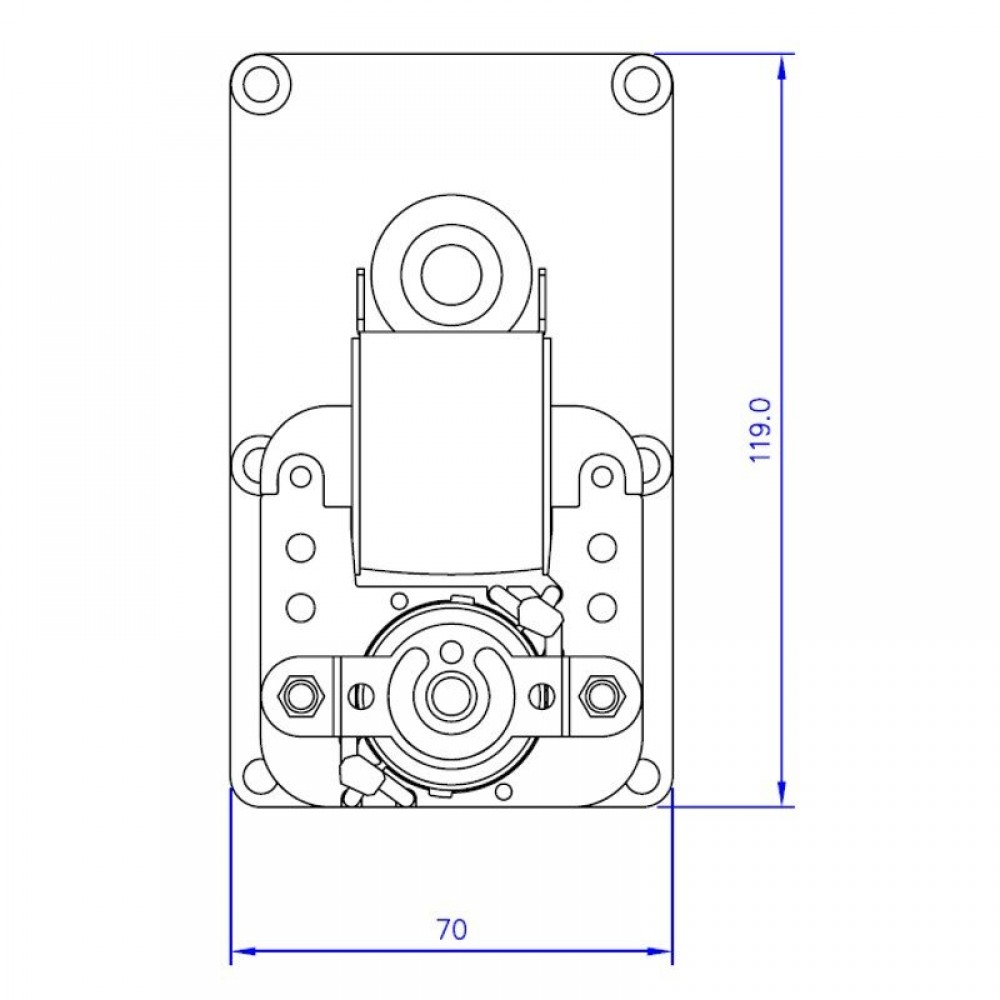Reduktormootor Mellor FB1192, 1,26 RPM | Reduktormootorid | Pelletikamina osad |