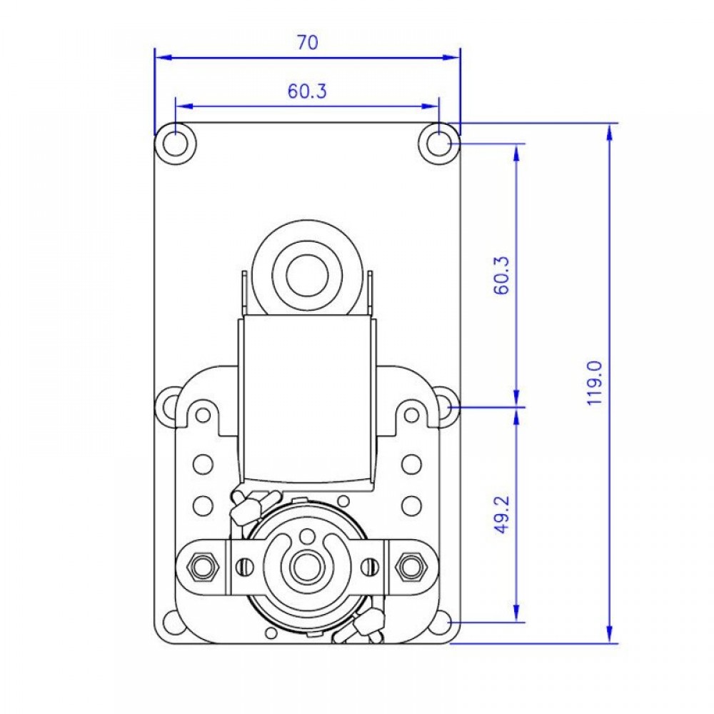 Reduktormootor Mellor FB1268, 1,5 p/min | Reduktormootorid | Pelletikamina osad |