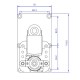 Reduktormootor Mellor FB1268, 1,5 p/min | Reduktormootorid | Pelletikamina osad |