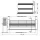 Tangentsiaalne ventilaator Ø80 mm, vooluhulk 250 m³/h | Ventilaatorid ja puhurid | Pelletikamina osad |