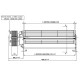 Tangentsiaalne ventilaator Ø80 mm, vooluhulk 175/195 m³/h | Ventilaatorid ja puhurid | Pelletikamina osad |