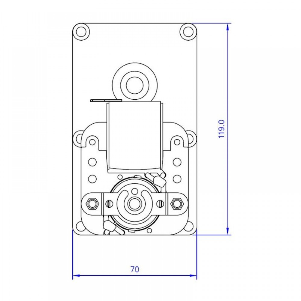 Reduktormootor Mellor FB1255, 4RPM pelletikahjule Eco Spar jt | Reduktormootorid | Pelletikamina osad |
