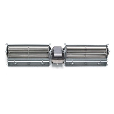 Topelt ristvooluventilaator Fergas pelletikahjudele Cadel, Ravelli, Edilkamin ja teised, Ø60 mm, vooluhulk 168 m³/h, 360 mm - Pelletikaminate ventilaatorid ja puhurid
