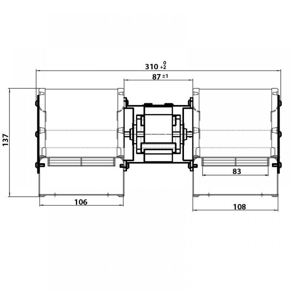 Tsentrifugaalventilaator Fergas pelletikahjudele Ecoforest, Ecoteck, Edilkamin, Italiana Camini, Prisma, Ravelli, Sicalor jt, vooluhulk 440 m³/h | Ventilaatorid ja puhurid | Pelletikamina osad |