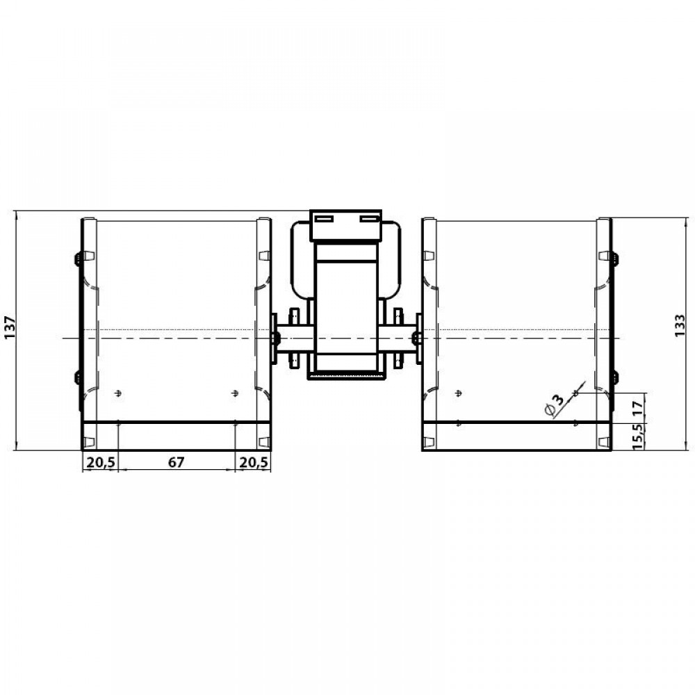 Tsentrifugaalventilaator Fergas pelletikahjudele Ecoforest, Ecoteck, Edilkamin, Italiana Camini, Prisma, Ravelli, Sicalor jt, vooluhulk 440 m³/h | Ventilaatorid ja puhurid | Pelletikamina osad |