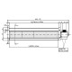 Tangentsiaalne ventilaator Ø60 mm, vooluhulk 190 m³/h | Ventilaatorid ja puhurid | Pelletikamina osad |