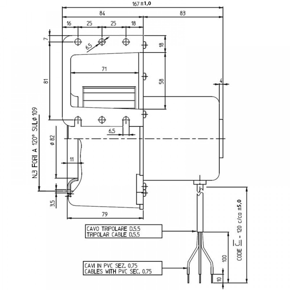 Tsentrifugaalventilaator Fergas, vooluhulk 220 m³/h | Ventilaatorid ja puhurid | Pelletikamina osad |