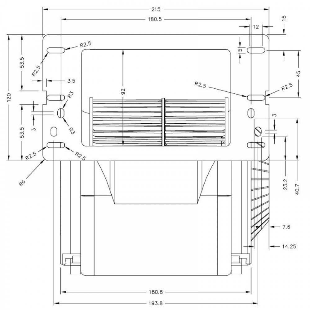 Tsentrifugaalventilaator Natalini pelletikahjudele Eco Spar, Deville, Puros ja teistele- Sit Group, vooluhulk 480 m³/h | Ventilaatorid ja puhurid | Pelletikamina osad |