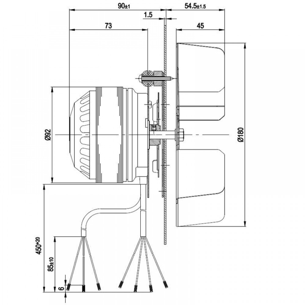 Suitsutõmbe ventilaator EBM pelletikateldele Anselmo Cola, Clam, Ecoteck, Edilkamin, Evacalor, Ferroli, Karmek One, Laminox, MCZ, La Nordica, Palazzetti, Ravelli jt | Ventilaatorid ja puhurid | Pelletikamina osad |