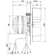 Suitsutõmbe ventilaator EBM pelletikateldele Anselmo Cola, Clam, Ecoteck, Edilkamin, Evacalor, Ferroli, Karmek One, Laminox, MCZ, La Nordica, Palazzetti, Ravelli jt | Ventilaatorid ja puhurid | Pelletikamina osad |