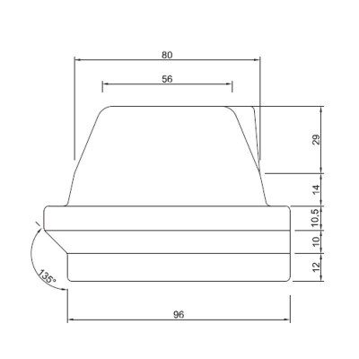 Malmist Põleti pott pelletpliidile Karmek One, Moretti Design, 165 x 106mm - Pelletikamina osad