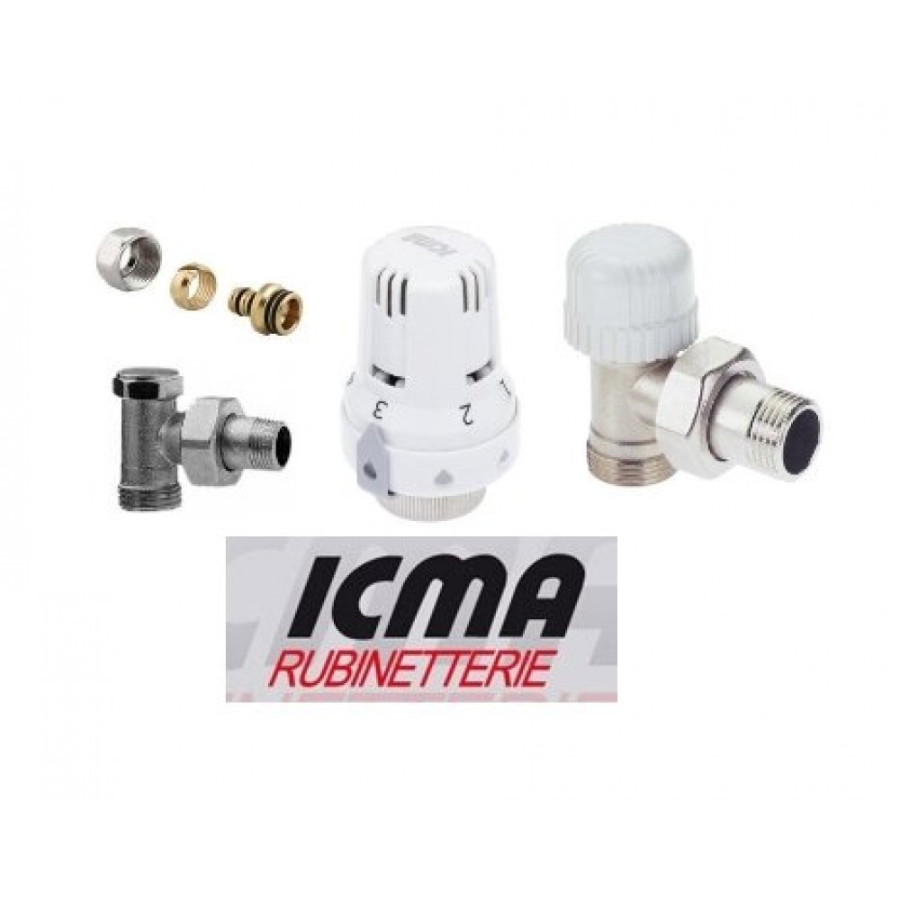 Termostaadi komplekt ICMA | Paigaldamine | Radiaatorid |