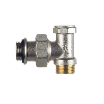 Radiaatori lukustusklapp Honeywell, nurga all 1/2'' adapteri jaoks ⌀16x2 - Paigaldamine