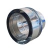 Ühe seina ja kahe seinaga suitsutoru adapter, roostevaba teras AISI 304, Ф80-130 - Ф300-350