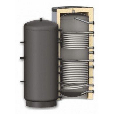 Buffer Tank Sunsystem, Model PR2 800, Capacity 800L, Two heat exchanging coils Vesse; - Akumulatsioonipaagid