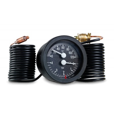 Capillary thermomanometer Cewal, Thermoplastic case - Keskküte