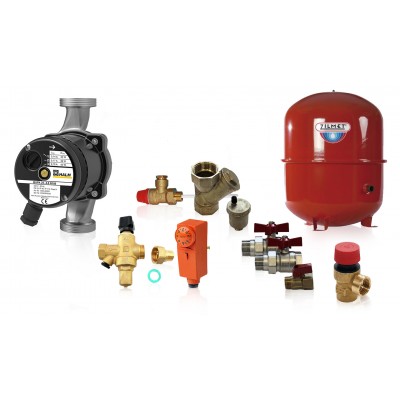 Hydraulic kit for closed type central heating system - Keskküte