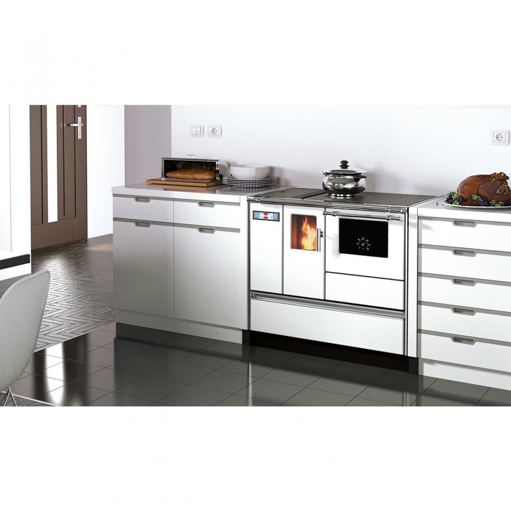 Pelletipliit Alfa Plam Alfa 90 Pelet, Valge, 8.18 kW | Pelletipliidid | Pelleti |