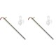 Pelleti süütepulk Edilkamin jt, kogupikkus 280mm, 470W - x2 | Pelleti süütepulk | Pelletikamina osad |