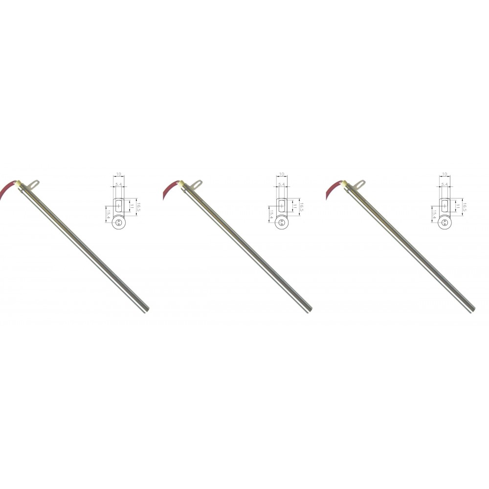 Pelleti süütepulk Edilkamin jt, kogupikkus 280mm, 470W - x3 | Pelleti süütepulk | Pelletikamina osad |