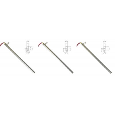 Pelleti süütepulk Edilkamin jt, kogupikkus 280mm, 470W - x3 - Eripakkumised