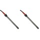 Pelleti süütepulk Palladio ja teised, kogupikkus 145mm, 250W - x2 | Pelleti süütepulk | Pelletikamina osad |