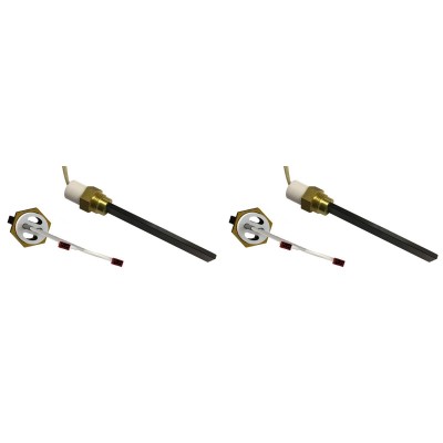 Madalpinge Pelleti süütepulk Eco Spar, BURNiT, ComfortBilt ja teised, kogupikkus 123mm, 120W kuni 24V - x2 - Toote võrdlus