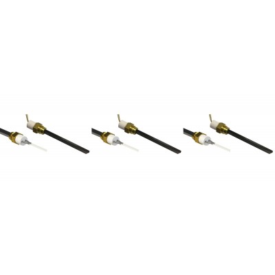 Musta kvartskristalliga Pelleti süütepulk Karmek One, Balkan Energy, La Nordica ja teised, kogupikkus 126mm, 300W - x3 - Eripakkumised