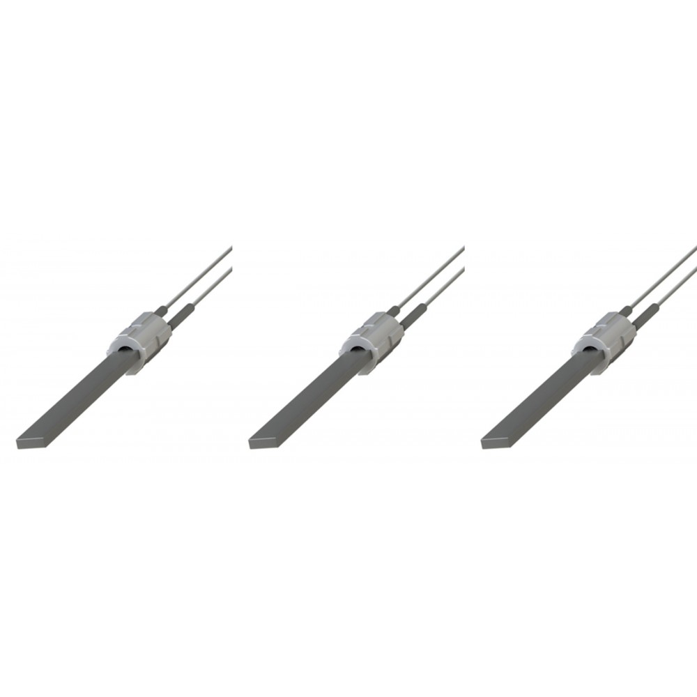 Musta kvartskristalliga Pelleti süütepulk Eco Spar, BURNiT, Palazzetti, Ravelli, MCZ ja teised, kogupikkus 122mm, 300W - x3 | Pelleti süütepulk | Pelletikamina osad |