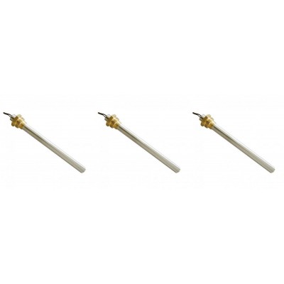 Pelleti süütepulk BURNiT, Piazzetta, Karmek, MCZ, Ungaro, Superior, Cadel ja teistele, kogupikkus 185 mm, 350W - x3 - Pelleti süütepulk